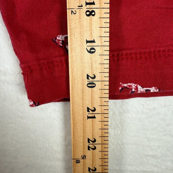 Plugg Flex Shorts Size 36 In Red With Kangaroo All over Print Chino - Picture 5 of 8